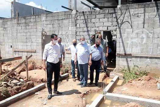 Prefeitura de Santo André avança em obras de Clínica da Família no Jardim Alzira Franco