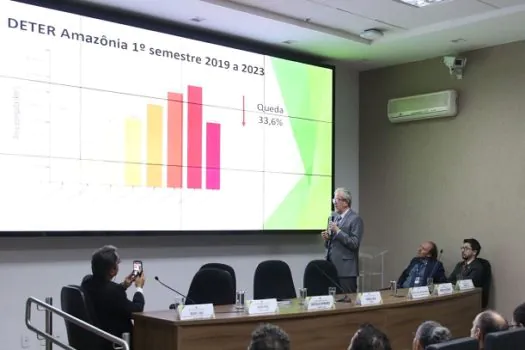 Amazônia tem redução de 33% em áreas sob alerta de desmatamento