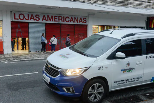 Em São Bernardo, Vigilância Sanitária lacra Lojas Americanas do Centro