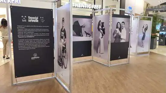 Shopping Metrópole recebe exposição que retrata a beleza de pets especiais