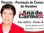 Ana do Carmo realiza prestação de contas do mandato em São Bernardo