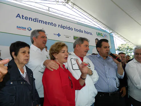 Deputada Ana do Carmo acompanha inauguração da UPA Silvina/Ferrazópolis