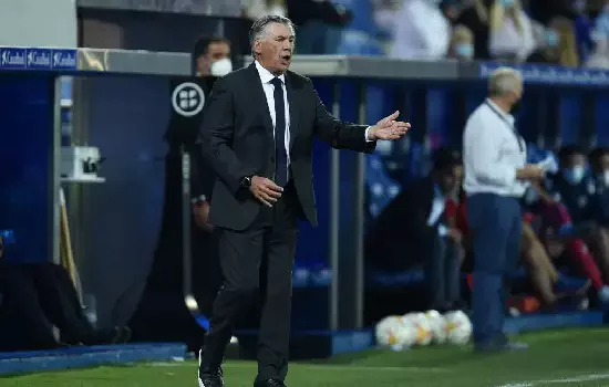 Ancelotti vê Real pressionado contra o City: “Ir às semifinais não é o bastante”