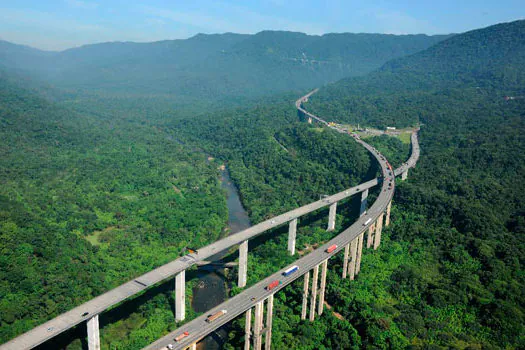 Marginal sul da via Anchieta terá interdição total na altura do km 63+500