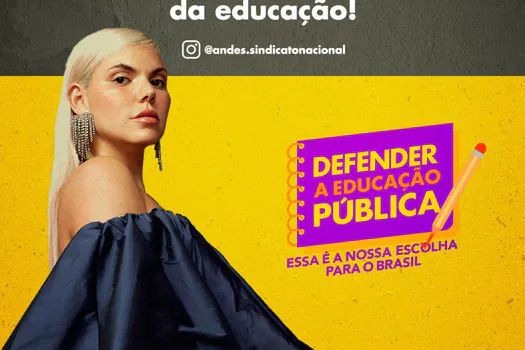 ANDES lança campanha em defesa da educação com show de Duda Beat   _x000D_ _x000D_