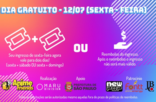 Anime Friends 2023: evento terá ingresso gratuito no primeiro dia; veja  como conseguir