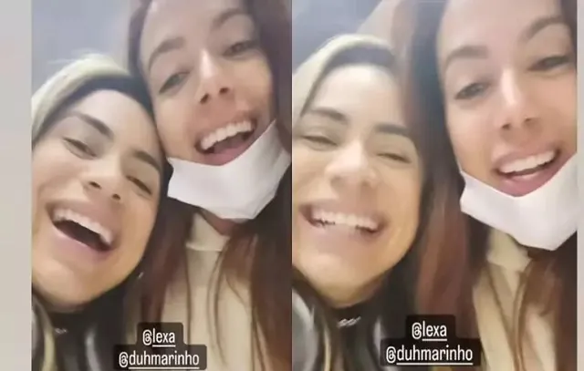 Anitta cumpre promessa e leva Lexa para viagem de aniversário