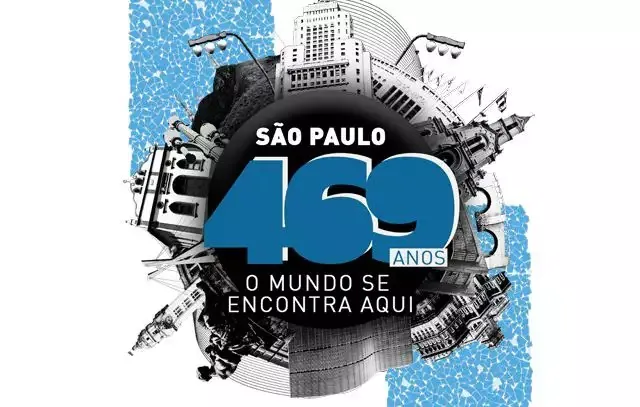 Ônibus adesivados celebram os 469 anos da cidade de São Paulo