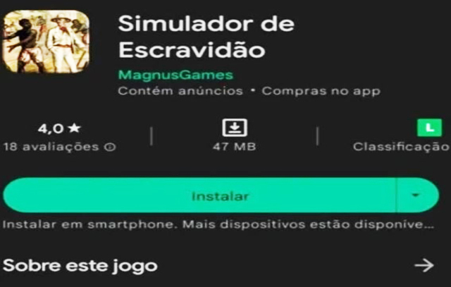 ONG pede indenização de R$ 100 milhões a Google por jogo