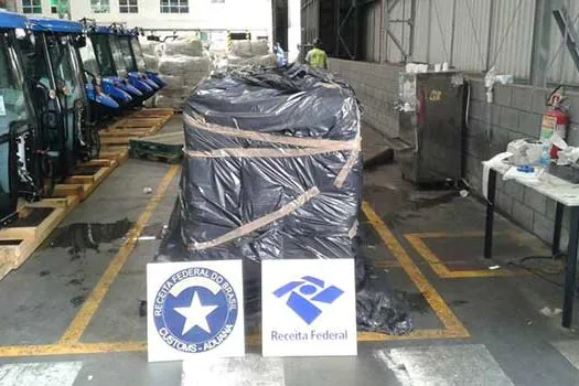 Receita Federal apreende 760 kg de cocaína no Porto de Paranaguá