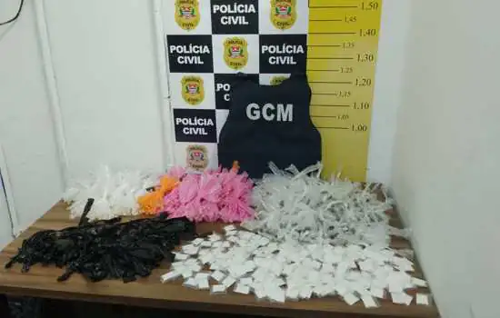 GCM de Rio Grande da Serra prende dois suspeitos por tráfico de drogas e outros crimes