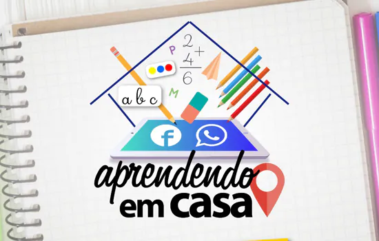 “Aprendendo em Casa” leva ensino aos alunos de Ribeirão Pires