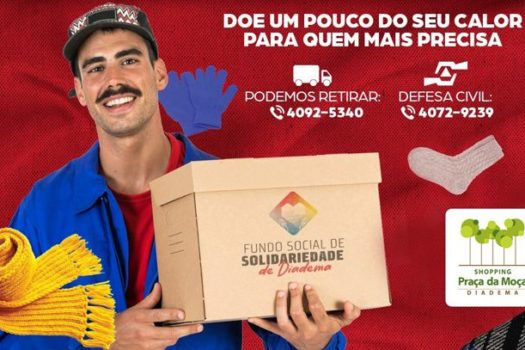 Shopping Praça da Moça dá início a campanha “Aquece Diadema”