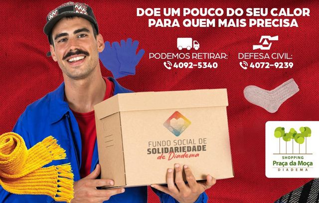 Shopping Praça da Moça dá início a campanha “Aquece Diadema”