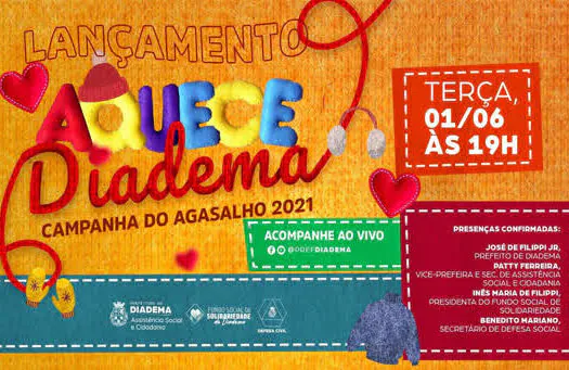 Campanha do Agasalho “Aquece Diadema” terá início na próxima terça