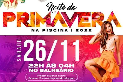 Aramaçan realiza a Noite da Primavera na Piscina