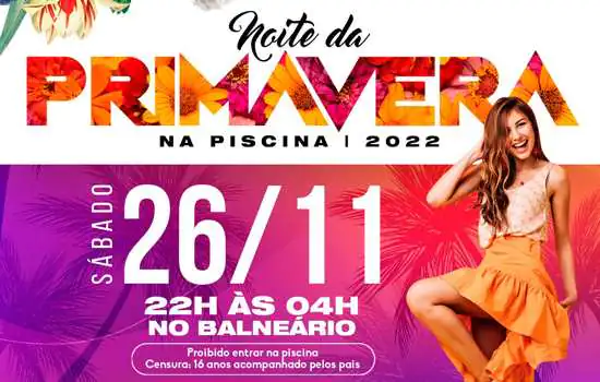 Aramaçan realiza a Noite da Primavera na Piscina