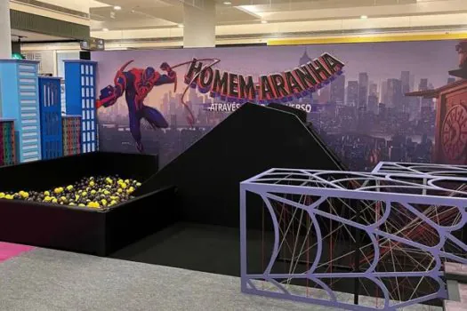 “Homem-Aranha: Através do Aranhaverso” ganha espaço temático no Golden Square Shopping