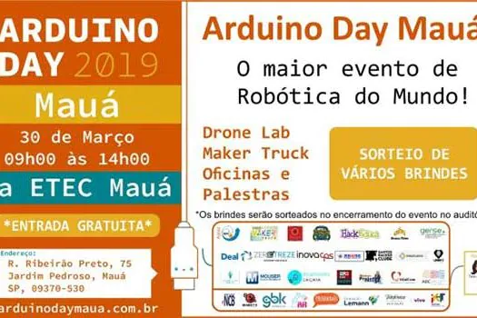 Etec de Mauá promove 2ª edição do Arduíno Day neste sábado