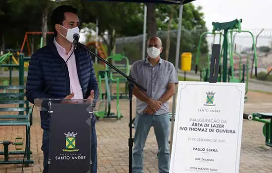 Santo André entrega área de lazer no bairro Camilópolis