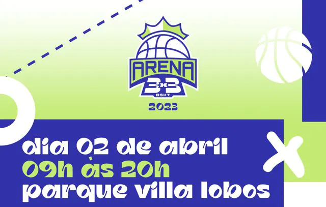 Projeto esportivo “Arena 3×3” chega ao Parque Villa Lobos em abril