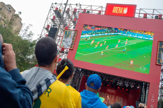 Arena Nº1 Brahma reúne torcida no Ibirapuera para assistir a Copa América