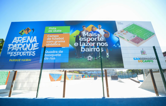 São Bernardo entrega Arena Parque de Esportes no Parque Hawai