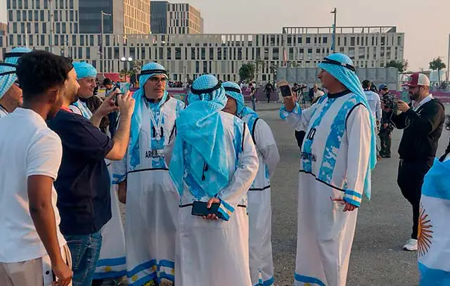 Argentinos em maior número