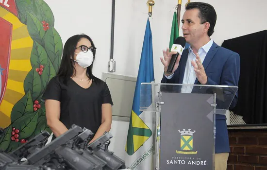 GCM de Santo André recebe armamento para reforçar segurança da população