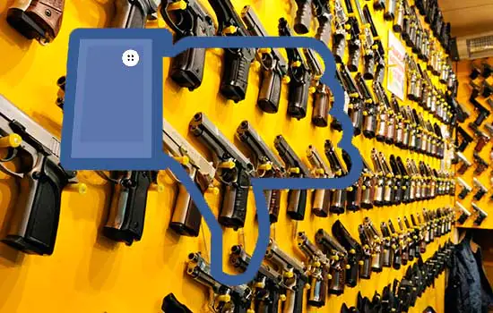 Comércio de armas avança no Facebook sem controle