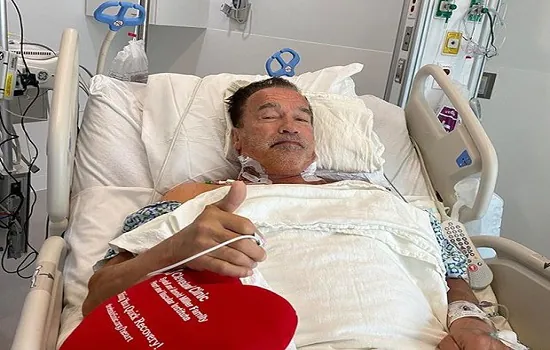 Arnold Schwarzenegger passa por cirurgia no coração