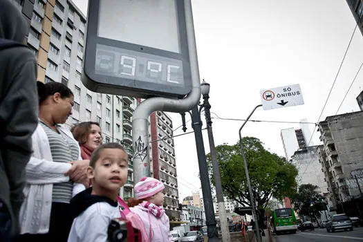 Frio intenso chega ao Sul, Sudeste e Centro-Oeste