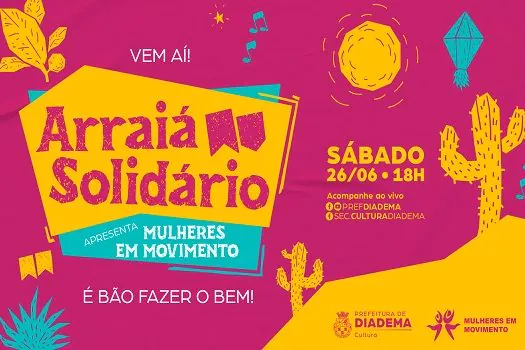 Em nova ação contra a fome, Diadema realiza Arraiá Solidário no dia 27 de junho