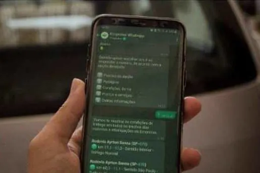 WhatsApp agiliza a comunicação e atendimento aos usuários em rodovias paulistas