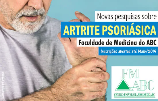 Medicina ABC abre vagas em novos estudos sobre artrite psoriásica