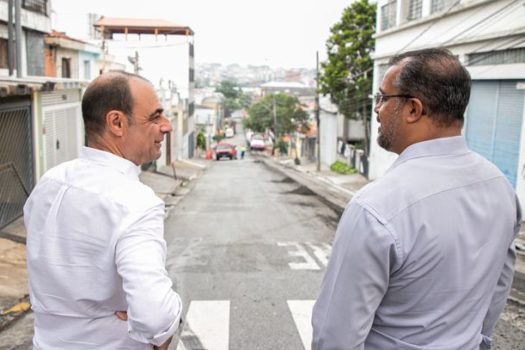 São Caetano inicia recapeamento da Rua Engenheiro Cajado de Lemos