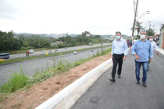 Em SBC, prefeito Orlando Morando entrega recapeamento asfáltico no Parque Imigrantes