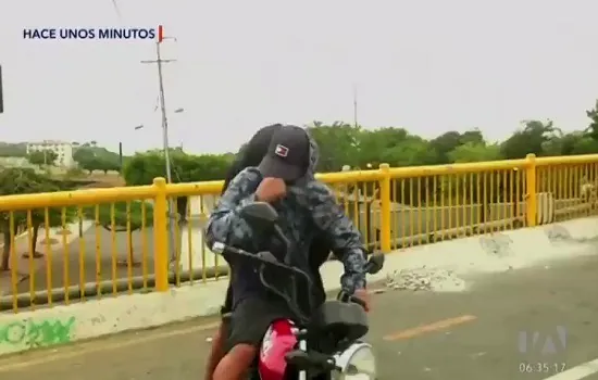 Repórter escapa de assalto ao vivo em frente ao estádio da final da Libertadores