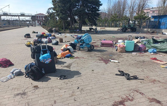 Número de mortos em ataque a estação de trem no leste da Ucrânia sobe para 50