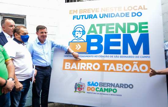 Prefeito Orlando Morando anuncia início das obras do Atende Bem no Taboão