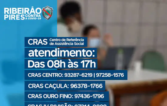 SASC de Ribeirão Pires mantém serviços funcionando em horário reduzido