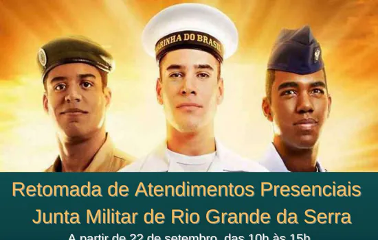 Junta Militar de Rio Grande da Serra retoma atendimentos presenciais