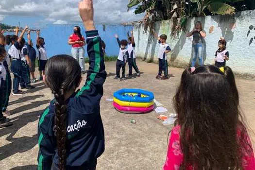 EM Prof. Antonio Bacellar de Ribeirão Pires celebra Dia da Água com atividade educativa