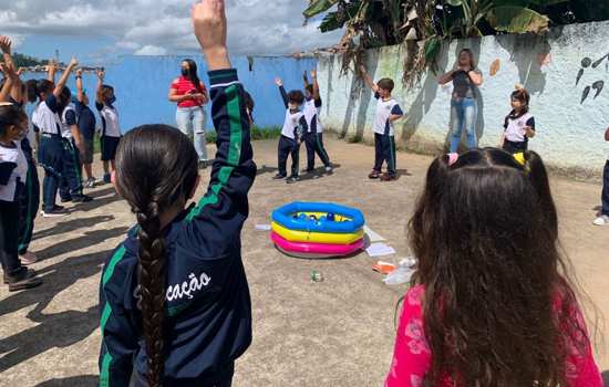 EM Prof. Antonio Bacellar de Ribeirão Pires celebra Dia da Água com atividade educativa