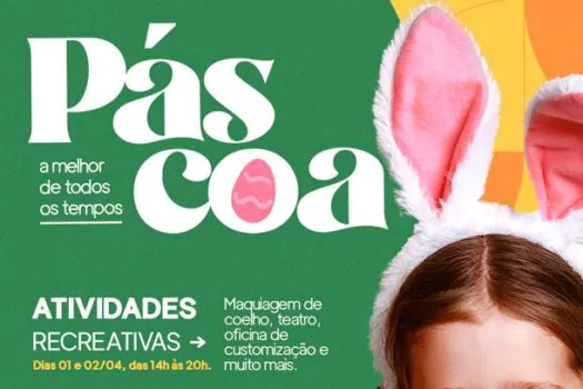 Shopping Parque da Cidade apresenta programação especial na Páscoa