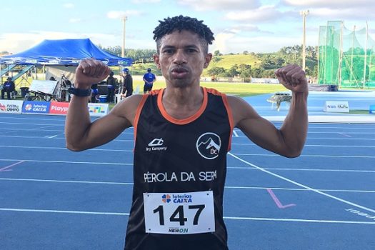 Atleta do ADC Pérola da Serra está entre os melhores do país nos 1.500m.