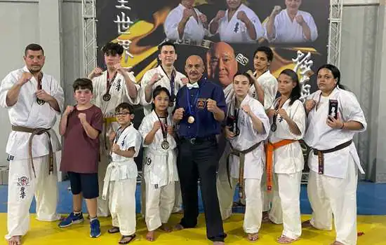 Atletas de karatê de Ribeirão Pires garantem pódio em Campeonato Brasileiro de Kyokushin