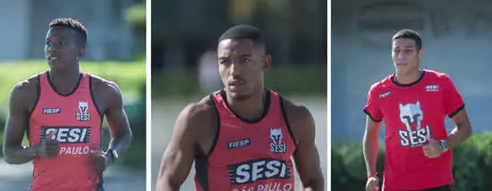 Três atletas do Sesi-SP vão representar o Brasil no Campeonato Sul-Americano de Atletismo