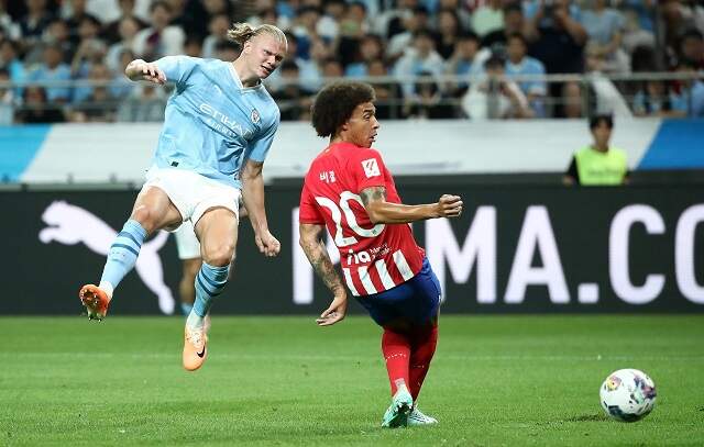 Atlético de Madrid ‘carimba’ faixa do City em amistoso na Coreia do Sul