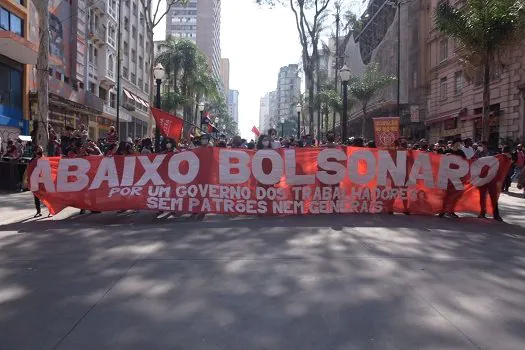 Haddad e Boulos defendem a democracia em ato Grito dos Excluídos em SP